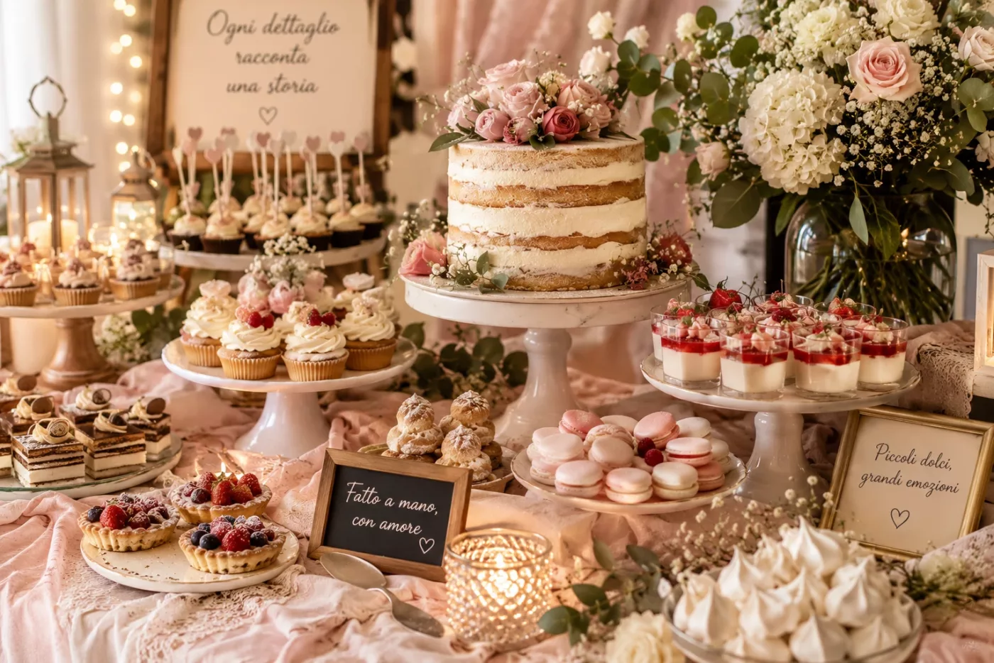 Come organizziamo un tavolo dolce
