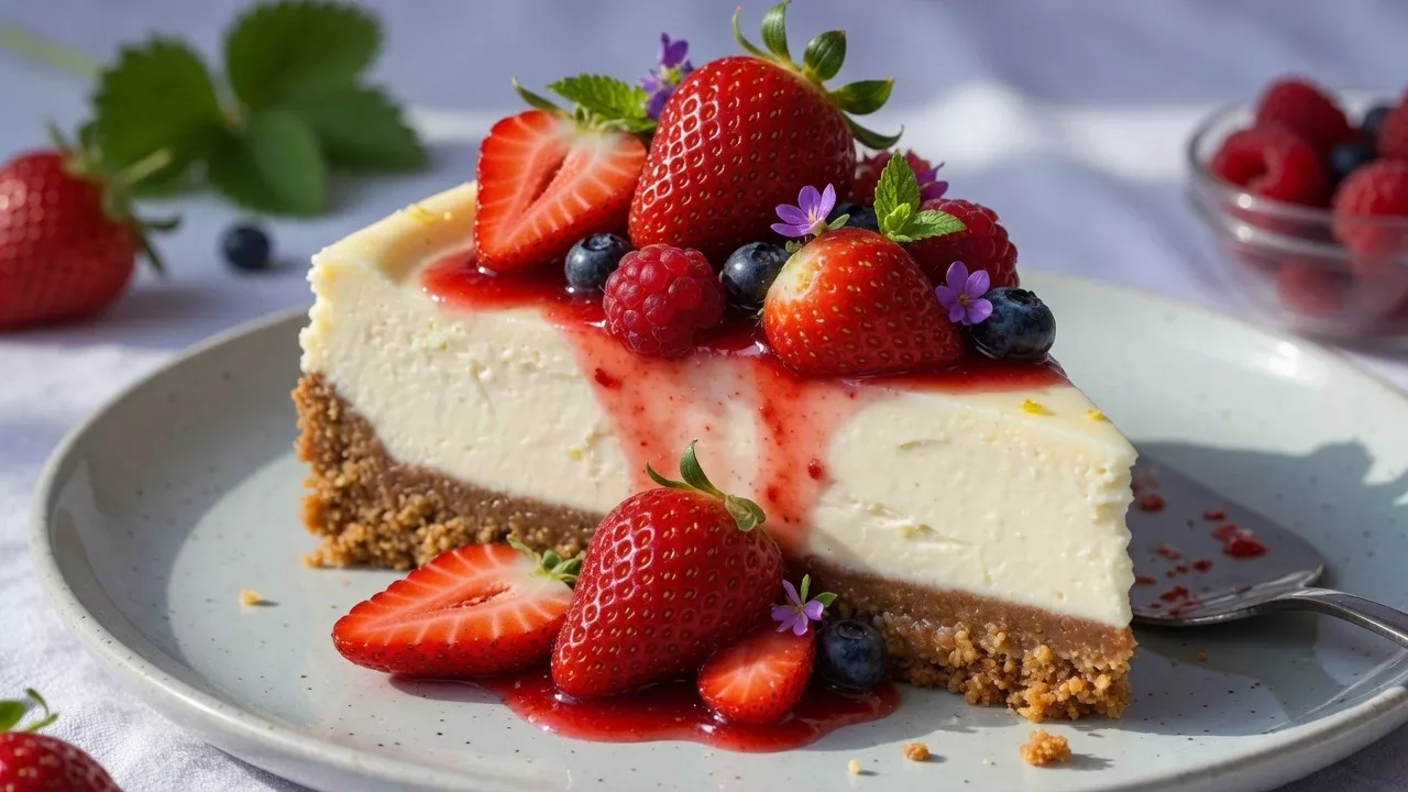 Cheesecake ai frutti rossi